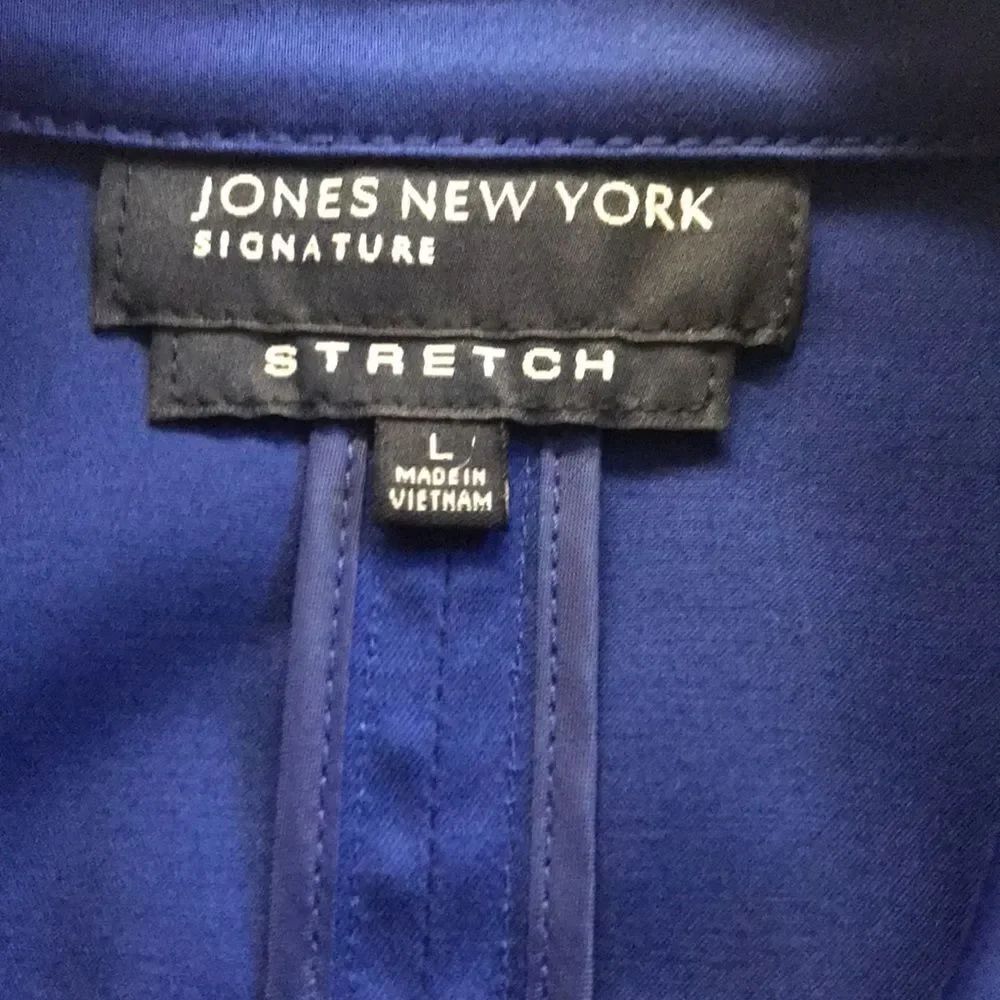 Jones  of New York awesome set both size large stretch jacket & matching blouse - Picture 6 of 8